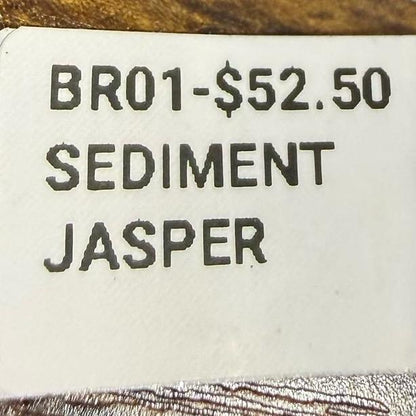 Blue Sea Sediment Jasper Natural Stone Copper Stretchy Bracelet