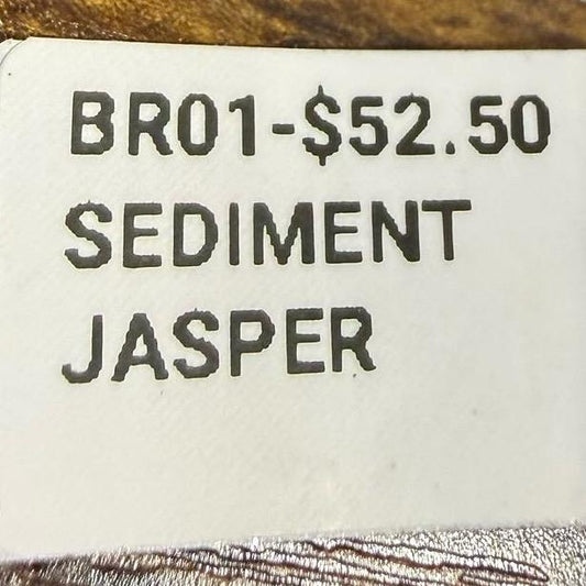 Blue Sea Sediment Jasper Natural Stone Copper Stretchy Bracelet