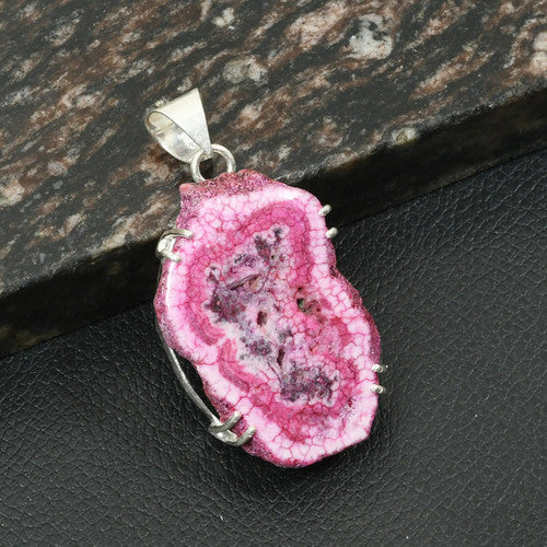 2" Solar Quartz Gemstone Ethnic Handmade Pendant