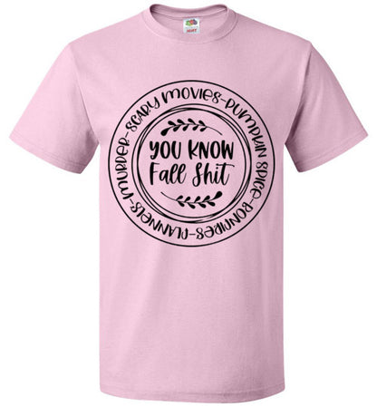 Funny Fall Shirt Graphic Tee Shirt Top T-Shirt