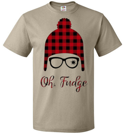 Oh Fudge Christmas Movie Holiday Tee Shirt Top T-Shirt