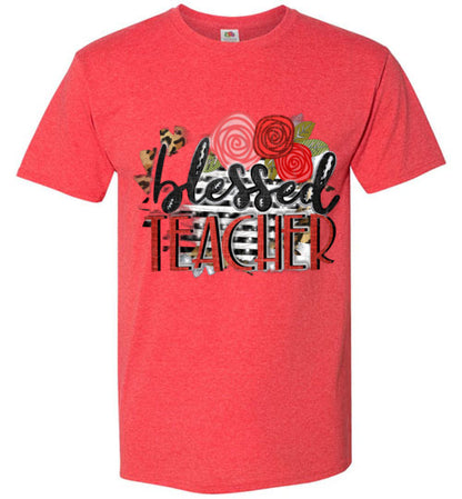 Blessed Teacher Tee Shirt Top T-Shirt