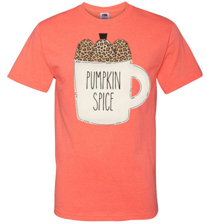 Pumpkin Spice Fall Tee Shirt Top T-Shirt