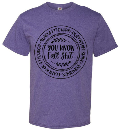 Funny Fall Shirt Graphic Tee Shirt Top T-Shirt