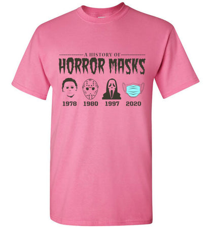 Horror Mask Funny Tee Shirt Top T-shirt