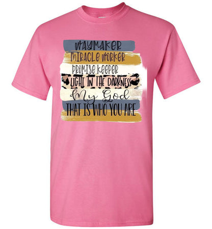 Way Maker Miracle Worker Christian Tee Shirt Top