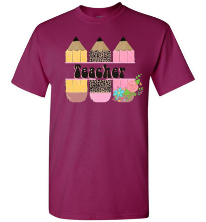 Teacher Graphic Design Tee Shirt Top