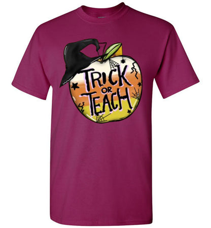 Trick Or Teach Graphic Tee Shirt Top T-Shirt