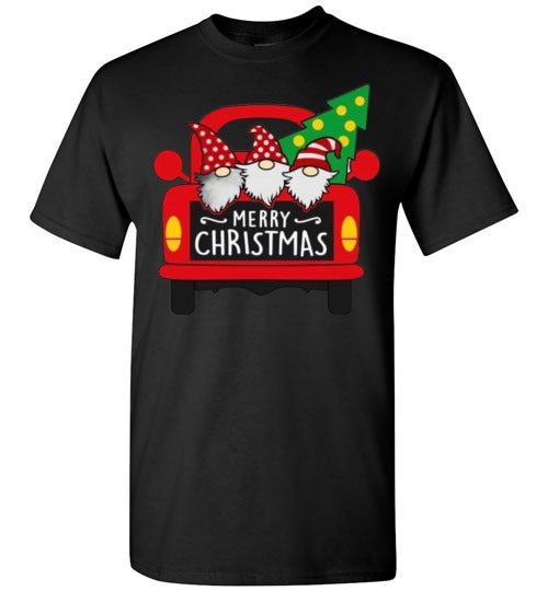 Old Christmas Truck With Gnomes Tee Shirt Top T-Shirt