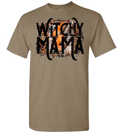Witchy Mama Halloween Fall Tee Shirt Top T-Shirt