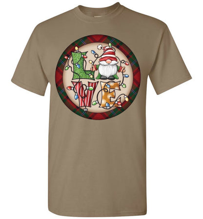 Love Christmas Holiday Tee Shirt Top T-Shirt