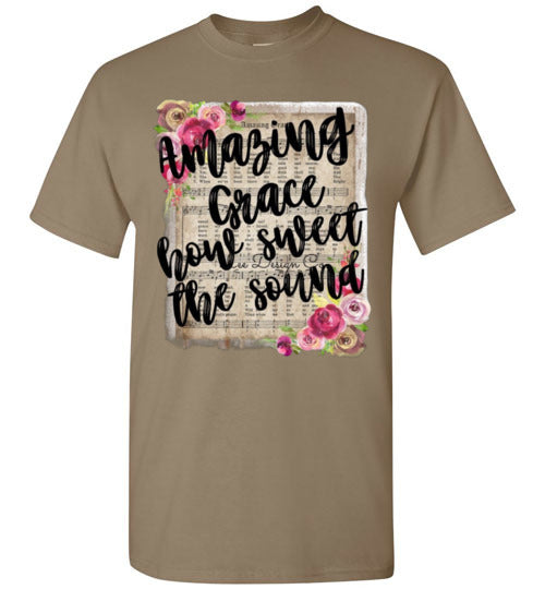 Amazing Grace Christian Tee Shirt Top T-Shirt