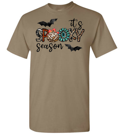 It's Spooky Season Halloween Bat Tee Shirt Top T-Shirt
