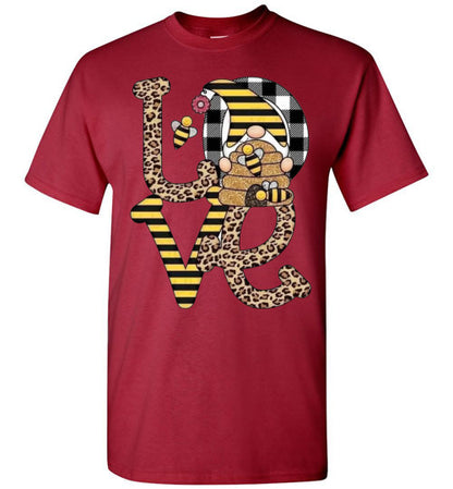Love Bee Hive Tee Shirt Top T-Shirt