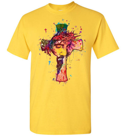 Christian Cross Jesus Tee Shirt Top T-Shirt