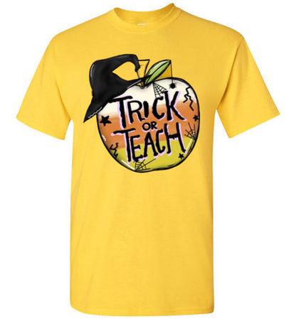 Trick Or Teach Graphic Tee Shirt Top T-Shirt