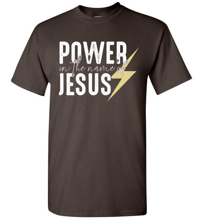 Power In The Name Of Jesus Christian Tee Shirt Top