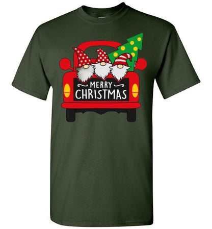 Old Christmas Truck With Gnomes Tee Shirt Top T-Shirt