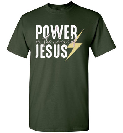 Power In The Name Of Jesus Christian Tee Shirt Top