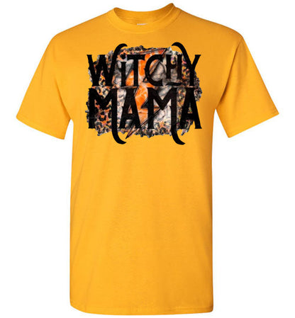 Witchy Mama Halloween Fall Tee Shirt Top T-Shirt