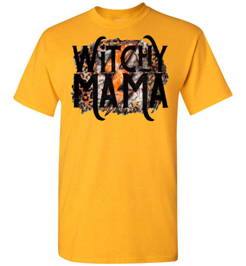 Witchy Mama Halloween Fall Tee Shirt Top T-Shirt