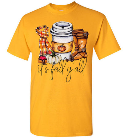 It's Fall Ya'll Graphic Tee Shirt Top