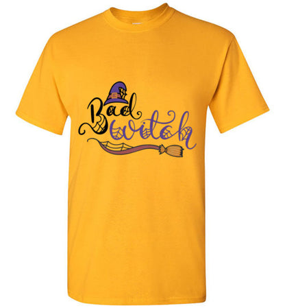 Bad Witch Halloween Tee Shirt Top T-Shirt