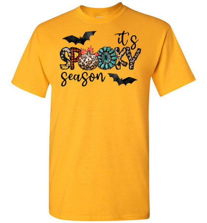 It's Spooky Season Halloween Bat Tee Shirt Top T-Shirt