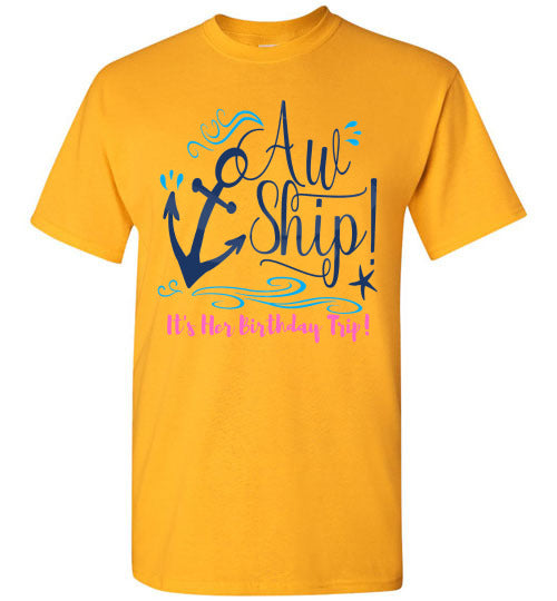 Birthday Cruise Graphic Tee Shirt Top