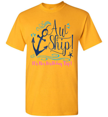 Birthday Cruise Graphic Tee Shirt Top