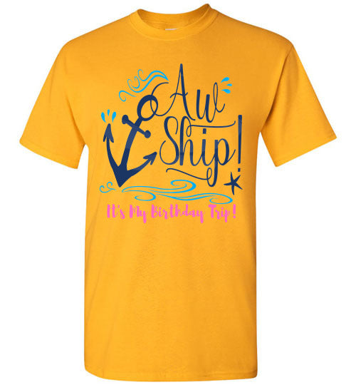 Birthday Cruise Graphic Tee Shirt Top