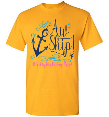 Birthday Cruise Graphic Tee Shirt Top