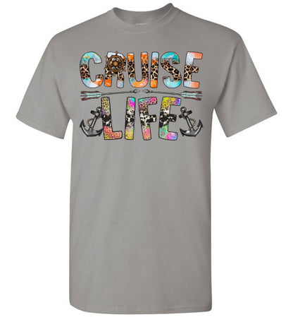 Cruise Life Graphic Tee Shirt Top