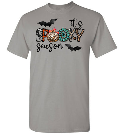 It's Spooky Season Halloween Bat Tee Shirt Top T-Shirt