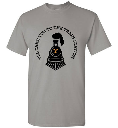 I'll Take You To The Train Station Tee Shirt Top