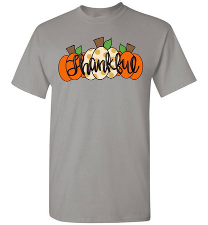 Thankful Pumpkins Graphic Tee Shirt Top