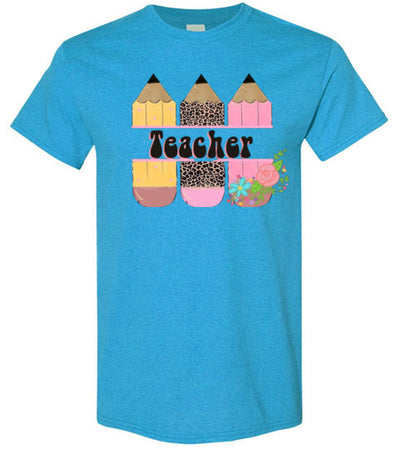 Teacher Graphic Design Tee Shirt Top