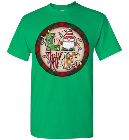 Love Christmas Holiday Tee Shirt Top T-Shirt