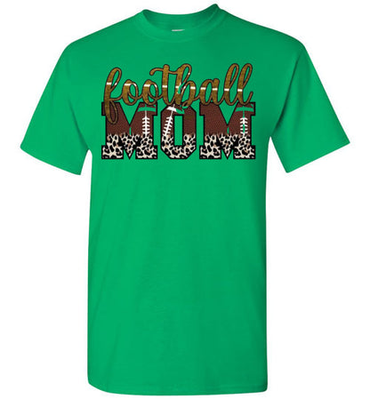 Football Mom Sports Football Graphic Tee Shirt Top