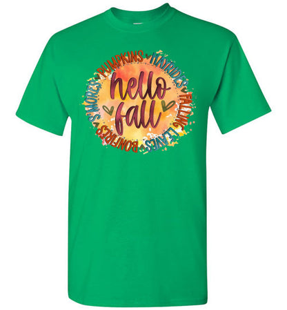 Hello Fall Tee Shirt Top T-Shirt