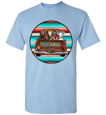 Farm Life Country Graphic Tee Shirt Top T-Shirt