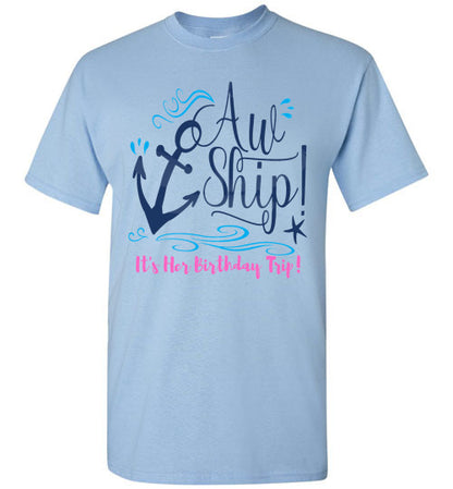 Birthday Cruise Graphic Tee Shirt Top