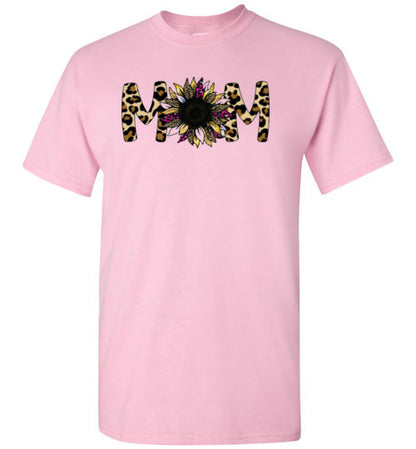 Mom Mother Leopard Tee Shirt Top T-shirt