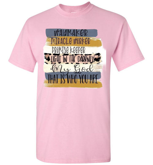 Way Maker Miracle Worker Christian Tee Shirt Top