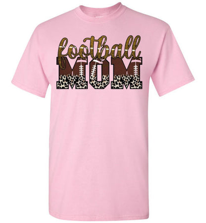 Football Mom Sports Football Graphic Tee Shirt Top