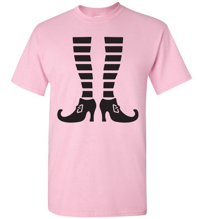 Witch Legs Halloween Tee Shirt Top T-SHirt