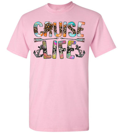 Cruise Life Graphic Tee Shirt Top