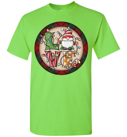 Love Christmas Holiday Tee Shirt Top T-Shirt