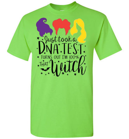 Hocus Pocus Dna Test Witch Tee Shirt Top T-Shirt