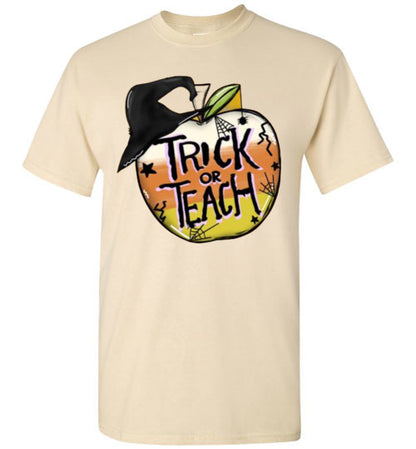 Trick Or Teach Graphic Tee Shirt Top T-Shirt
